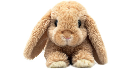 Close up of a plush bunny rabbit