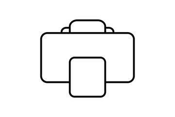Poster - print icon. icon related to edit tool. suitable for web site, app, user interfaces, printable etc. line icon style. simple vector design editable