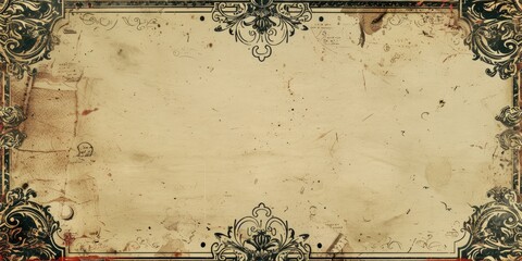 Wall Mural - Vintage Ornamental Border Design