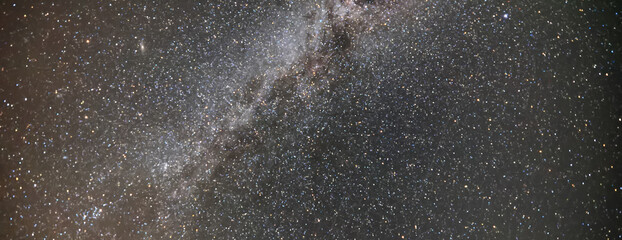 Wall Mural - milky way stars night sky abstract background pattern star