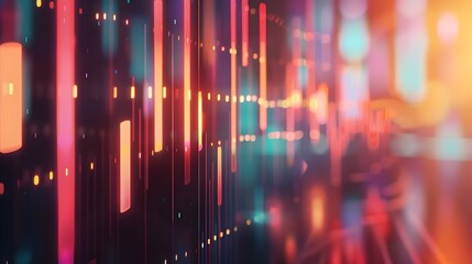 Poster - Dynamic 3D Motion Graphic Illustrating Market Capitalization Weighting in a Index