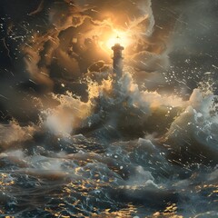 Poster - Guiding Light  A Beacon Through Financial Market Turbulence