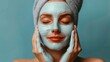 © Plaifah - A woman with dry skin using hydrating face mask, restoring moisture and nourishment for soft and supple skin