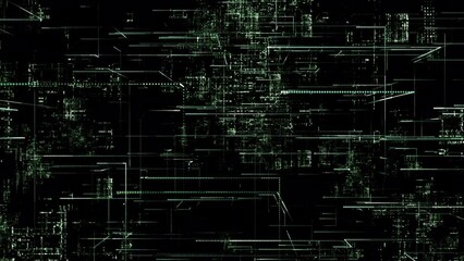 The concept of digital transformation on black