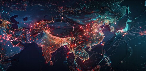 Poster - Information Exchange and Telecommunication in the Asia-Pacific Network of Connectivity, High-Speed Data Transfer, and Cyber Technology for China and India