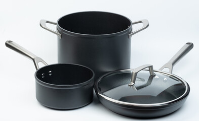 Frying pan and pots set