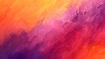 Poster - Gradient from purple to orange abstract shades digital banner