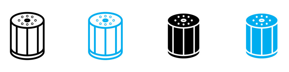 Poster - Oil filter icon vector set collection for web