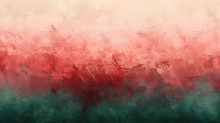 Wall Mural - Gradient from Coral red to dark green abstract background