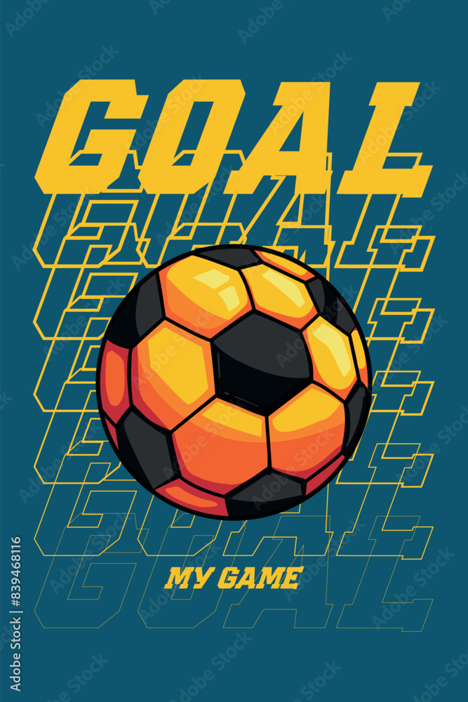 Soccer ball or football flat vector icon simple black style ...