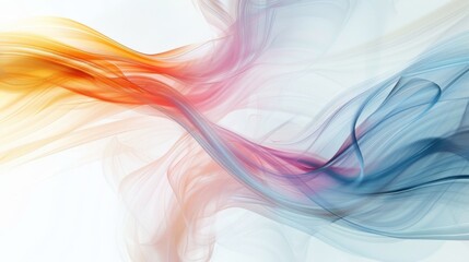 Poster - Swirling light energy creating a vortex effect on a white background