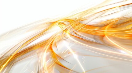 Poster - Swirling light energy creating a vortex effect on a white background