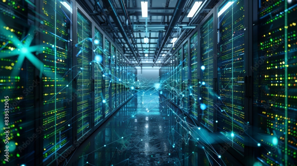Data center storage system utilizing green energy, clean electric power ...