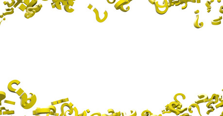 Aufkleber - colored question marks background concept