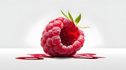 Wall Mural - raspberry