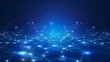 © Otseira - Blue futuristic networking technology vector -