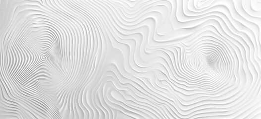 Poster - Abstract background with a white wavy pattern and concentric circles