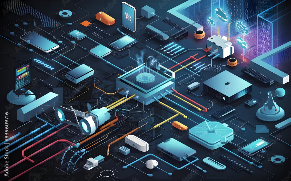 Digital map and concept of global network and connectivity, data ...