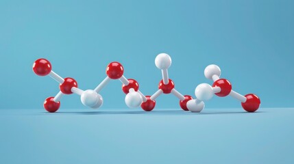 Asparagine, L-asparagine, Asn molecule. Asparagine (L-asparagine, Asn, N) amino acid molecule. Molecular model. 3D rendering