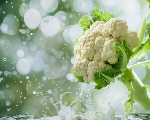 Photo of a fresh cauliflower