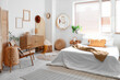 © Pixel-Shot - Interior of beautiful light bedroom