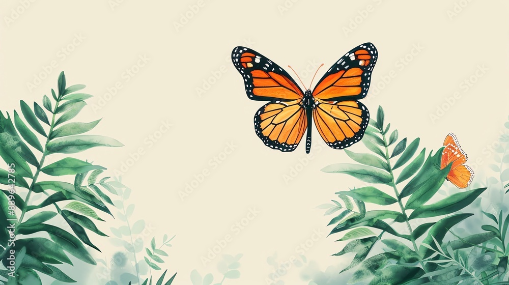 Viceroy Butterfly Border Background Wallpaper Blank In The Middle Viceroy butterfly border background wallpaper blank in the middle