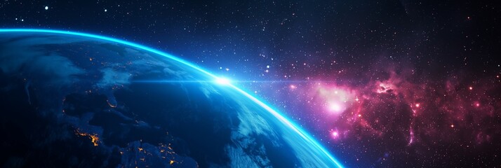 Wall Mural - earth in space