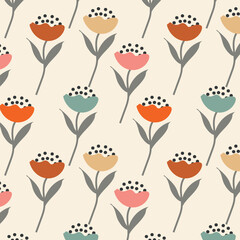  Abstract hand drawn flowers patter.  origami floral background. style for print,clothing,  banners, wallpaper, posters, websites, online shopping.Vector illustration design and creative idea, eps 10.