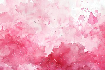 Wall Mural - Abstract pink watercolor background. Watercolor pink background. Abstract pink texture.