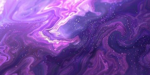 Aufkleber - Purple Swirling Galaxy Abstract Background