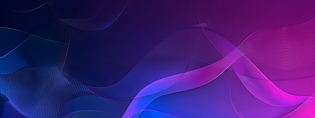 Wall Mural - Gradient abstract  soft purple and blue waves background, calm and modern aesthetic background