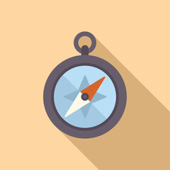 Poster - compass pointing north, helping adventurers and travelers find their way