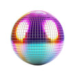 © Ouzhan - iridescent disco ball isolated on white