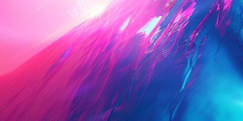 Poster - Abstract Pink And Blue Gradient Background With Digital Texture