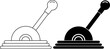 © Sutana - side view lever icon set