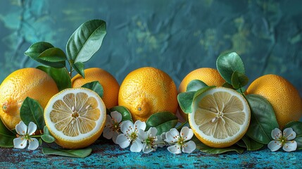 Wall Mural - lemon and lime