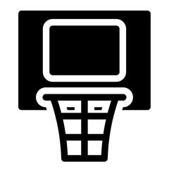 Sticker - basketball ring icon 