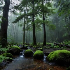 river in the forest