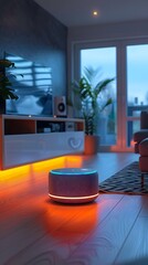 Poster - voice activated smart home automation controlling lighting and entertainment systems