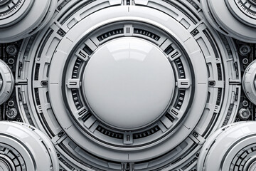 Poster - abstract background with circles