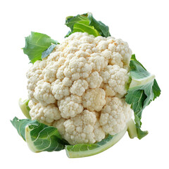 Wall Mural - cauliflower isolated on white background