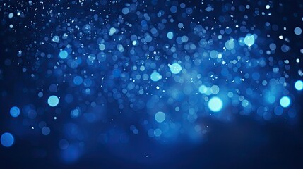 Wall Mural - mesmerizing blue lights background