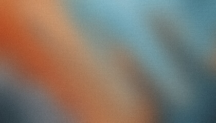 Sticker - Abstract background featuring a detailed grainy texture with a gradient of blue to orange hues