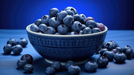 Sticker - berries nutrition blueberry blue