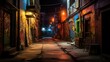 © vectorwin - path dark alleyway