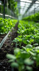 Poster - greenhouse utilizing vertical farming techniques for sustainable food production