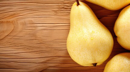 Poster - juicy fresh pear background