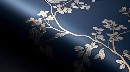 Sticker - luxurious dark blue wallpaper