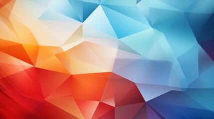 Wall Mural - abstract geometric pattern with vibrant colors, textured polygon shapes creating a modern and dynami