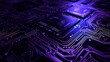 © vectorwin - intricate purple technology background